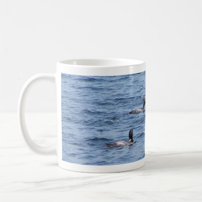 Löwen auf dem Panther Pond Kaffeetasse (Links)