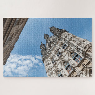 Löwen Belgien Das ikonische Rathaus (Stadhuis)