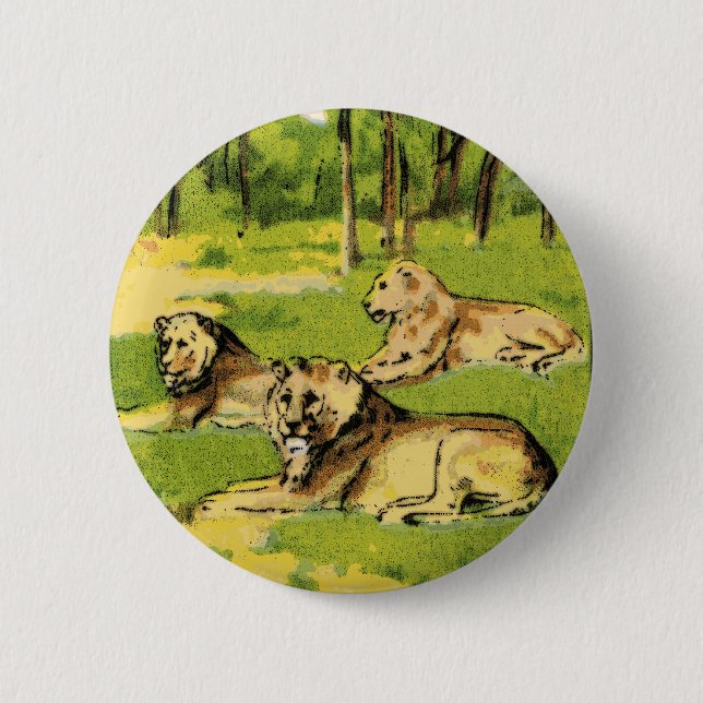 Löwen Button (Vorderseite)