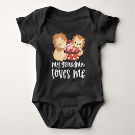 Löwen 🦁 Geschenk für Großkind - Meine Oma-Lieben Baby Strampler