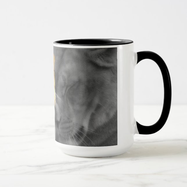 Löwen in Liebe Tasse (Rechts)
