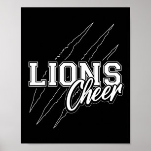 Löwen jubeln zurück zur Schultanzmannschaft Spirit Poster