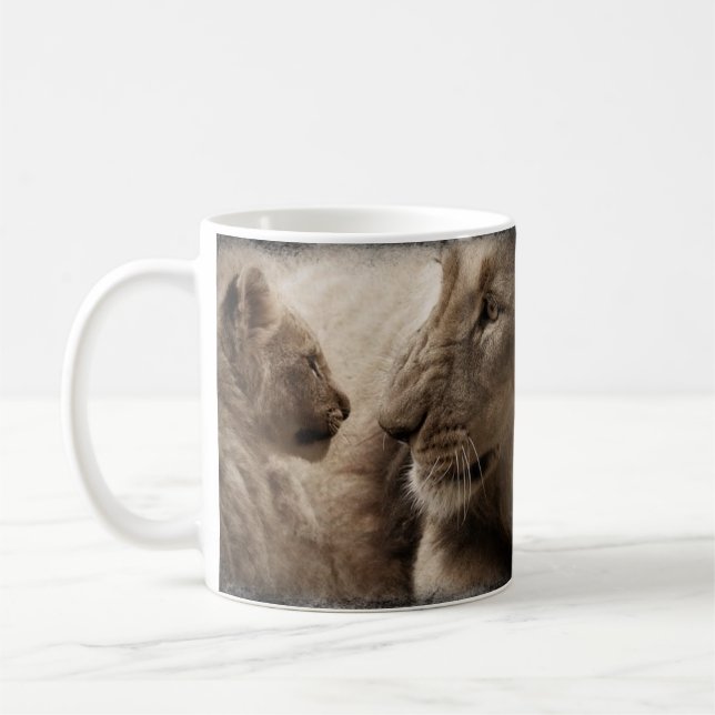 Löwen Kaffeetasse (Links)