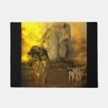 Löwen-Safari-Zeichnung