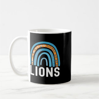 Löwen Schul-Sport Fan-Team Zurück zur Schule Geist Kaffeetasse