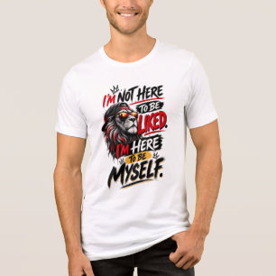Löwen Street Style Sei Selbst Design Tri-Blend Shirt