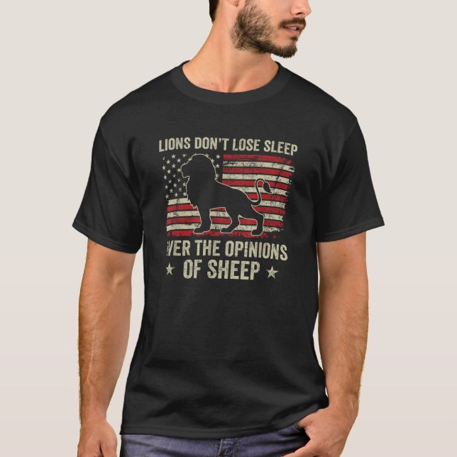 Löwen verlieren nicht den Schlaf über die Ansichte T-Shirt (Vorderseite)