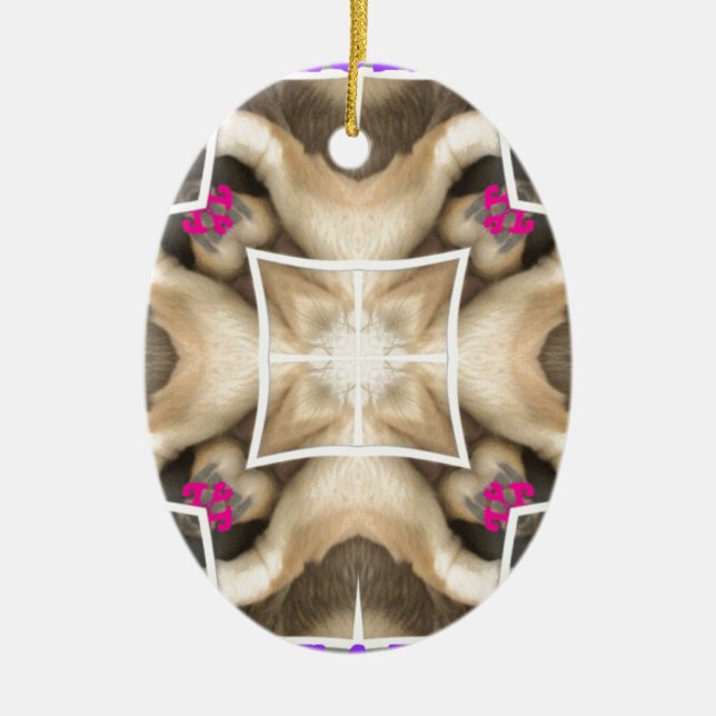 Löwenanteil Keramikornament (Vorne)