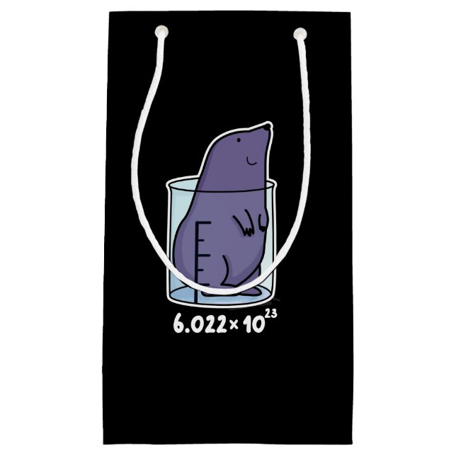 Löwenäquivalent Sonnenloch in einem Becherpun Dark Kleine Geschenktüte (Vorderseite)