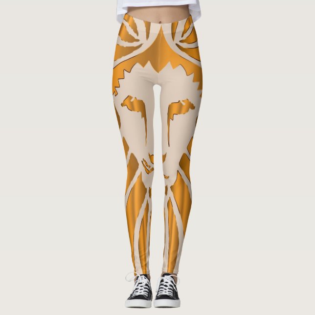 Löwenfrauen Leggings (Vorderseite)