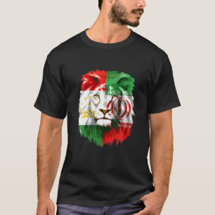Löwenfreie Afghanistan-Flagge T-Shirt