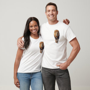 Löwengedruckter T - Shirt