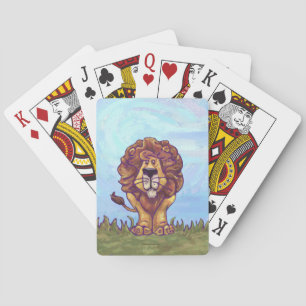 Löwengeschenke und -zubehör spielkarten