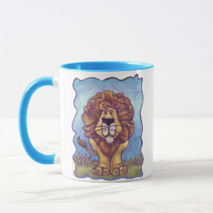 Löwengeschenke und -zubehör tasse