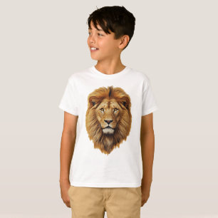 Löwengesicht Kinder T-Shirt   Süßes Dschungeltier 