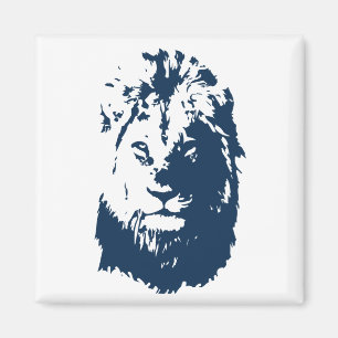 Löwengesicht Magnet