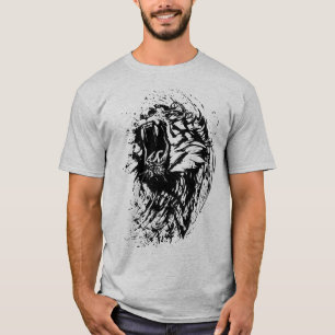 Löwengesicht, Majestätischer Löwe, Wilder Löwe  T-Shirt