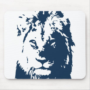 Löwengesicht Mousepad