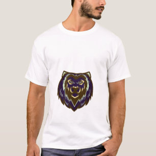 Löwengesicht T-Shirt Mächtiges Majestätisches Lö