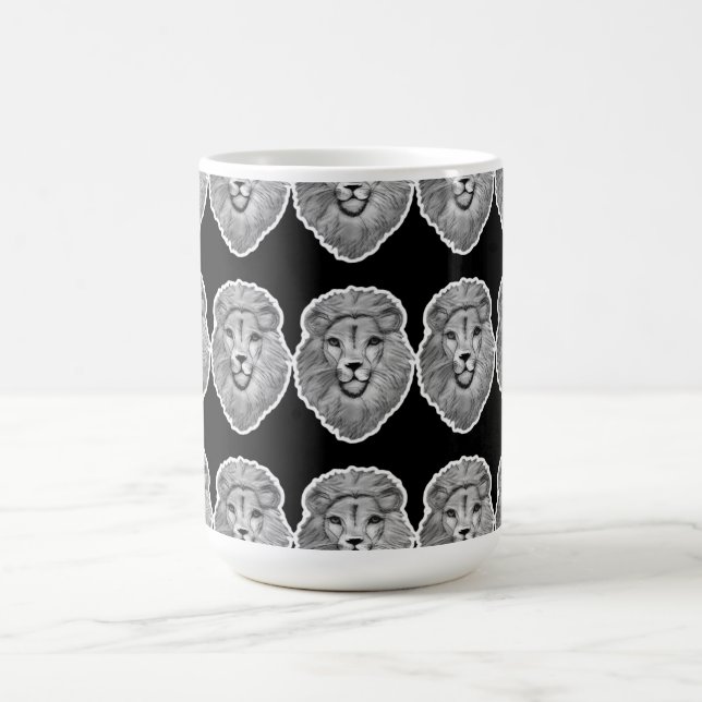 Löwengesicht-Tasse Kaffeetasse (Mittel)