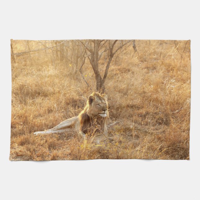 Löwenhandtuch Geschirrtuch (Horizontal)