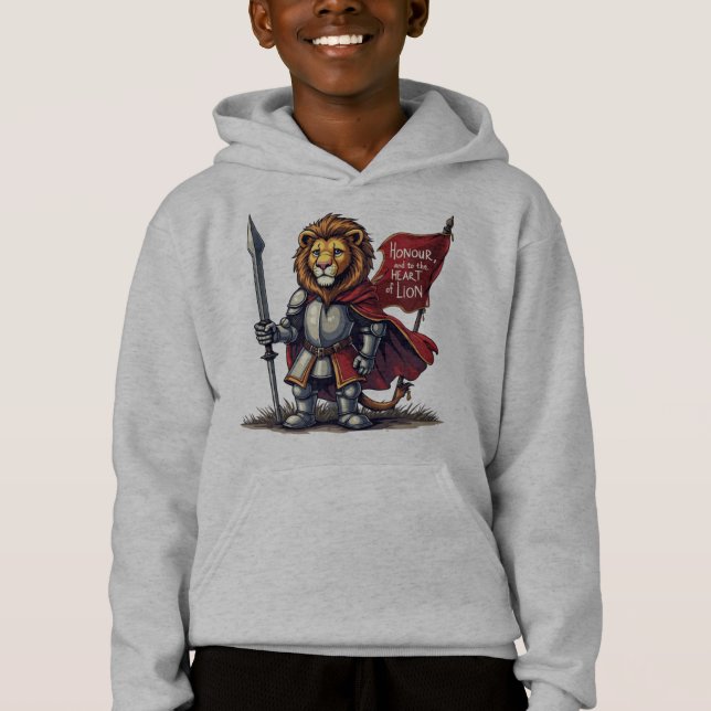 Löwenherz Hoodie (Vorderseite)