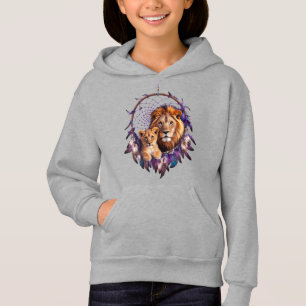 Löwenjunges Traumfänger Kinder Pullover Hoodie