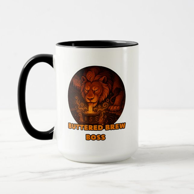 Löwenkaffeemänner Tasse (Links)