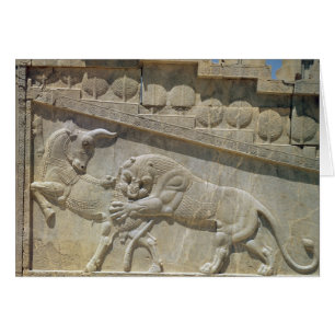Löwenkampfbulle, Ost-Relief-Treppe
