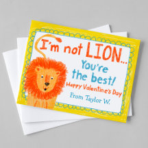Löwenklassenzimmer Valentine Card