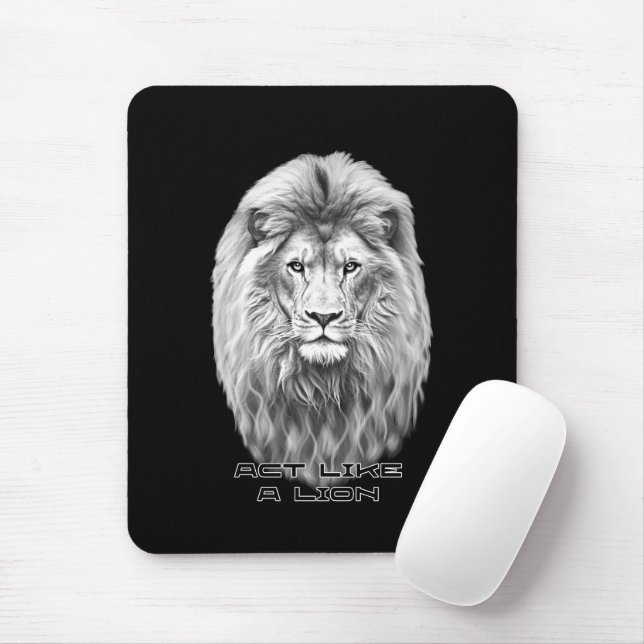 Löwenkopf Mousepad (Mit Mouse)
