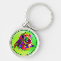 Löwenkopf-Prismatisches Pop-Art-Design-62502