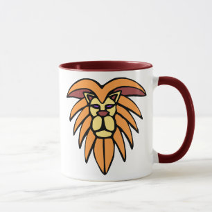 Löwenkopf-Schlips Tasse