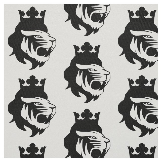 Löwenkopf Stoff (Muster)