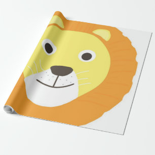 Löwenmalerei Geschenkpapier