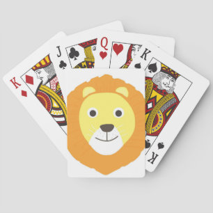 Löwenmalerei Spielkarten