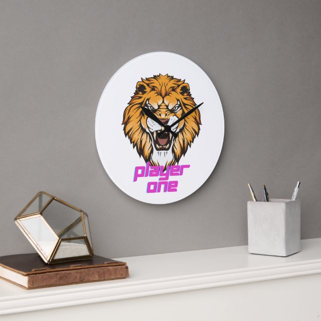 Löwenmauer Große Wanduhr (Büro)