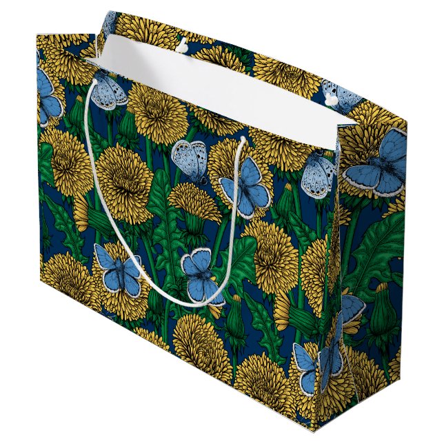 Löwenmedow Große Geschenktüte (Rückseite Schrägansicht)