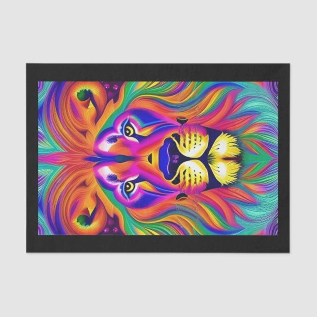 Löwenopapier Seidenpapier (Vorderseite)