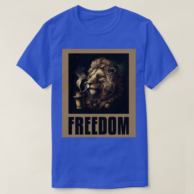 Löwenrauchfreiheit T-Shirt (Design vorne)