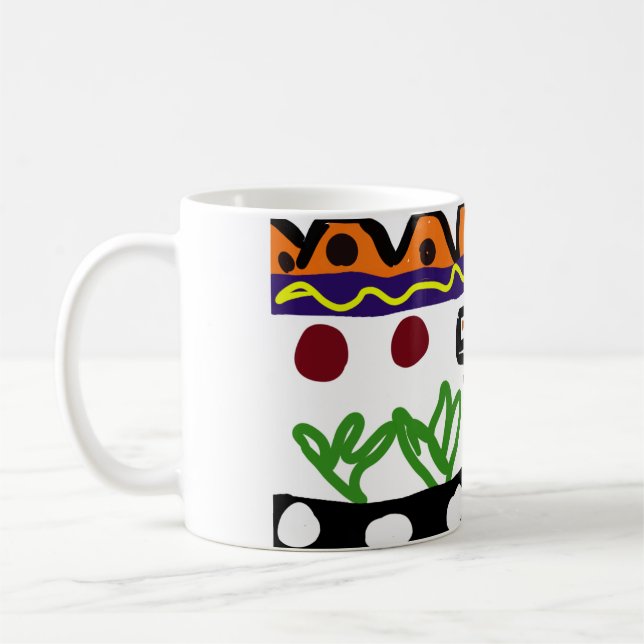 Löwenrückkunst Kaffeetasse (Links)