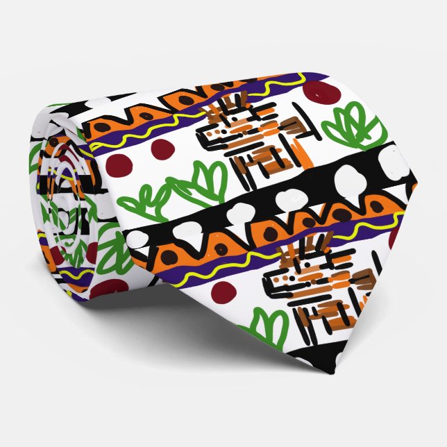 Löwenrückkunst Krawatte (Gerollt)