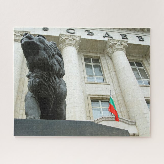 Löwenstatue, Sofia, Bulgarien 520-pc (Horizontal)