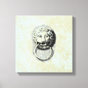 Löwentür ~ 12X12 Leinwand 1.5" Dicke