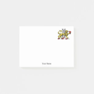Löwenturm Fleur de Lis Wappen Emblem C Post-it Klebezettel