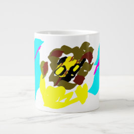 Löwenwellenkunst Jumbo-Tasse