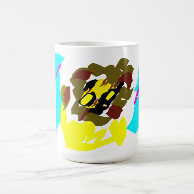 Löwenwellenkunst Kaffeetasse (Mittel)