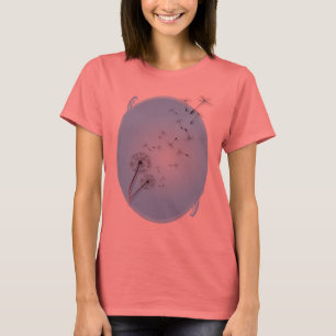 Löwenzahn auf Baby-Blau-Shirts T-Shirt