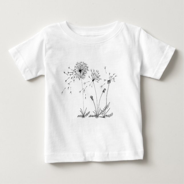Löwenzahn Baby T-shirt (Vorderseite)