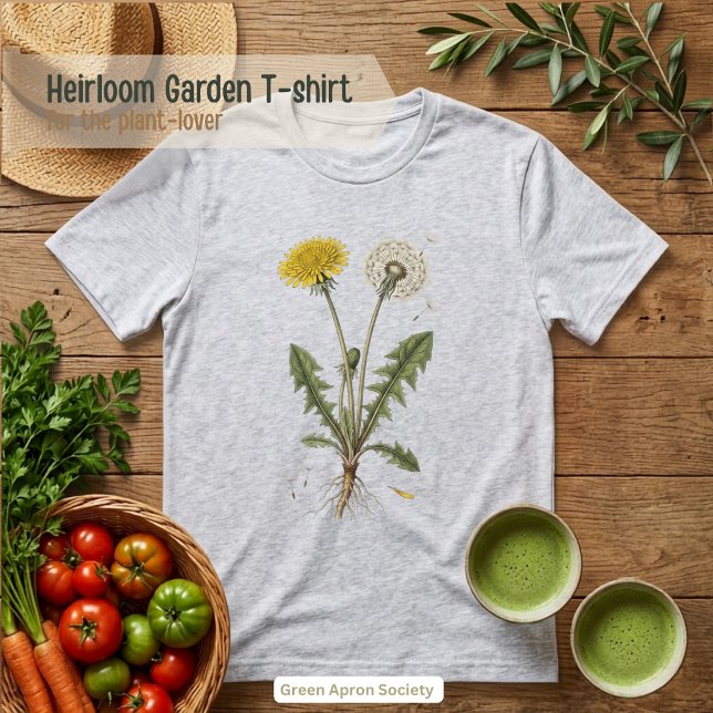 Löwenzahn Botanische Illustration Tri-Blend Shirt (Von Creator hochgeladen)